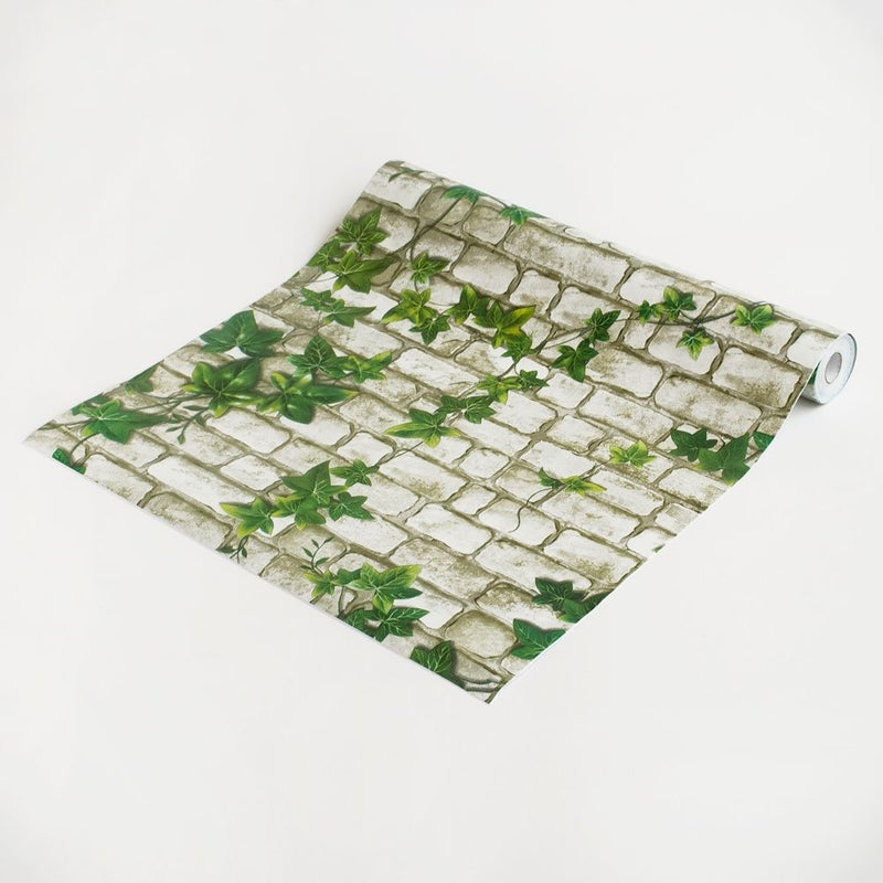 Blancho Bedding Ivy Wall Gray - Vinyl Self-Adhesive Wallpaper Prepasted Wall Stickers Wall Decor (Roll) - Image 2